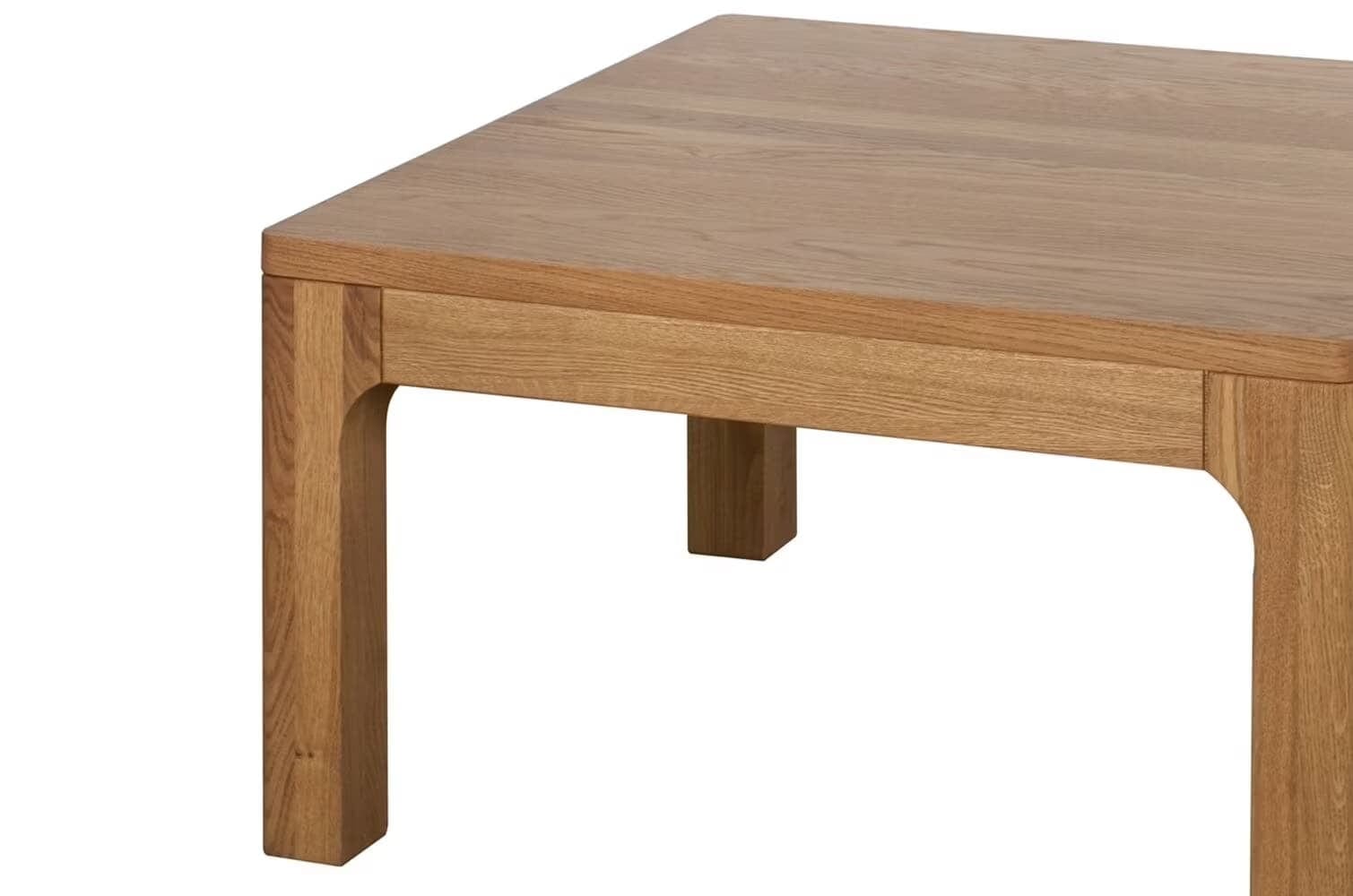 Masa de cafea din pal, furnir si lemn, Latina 41 Stejar Honey, L80xl80xH45 cm (4)