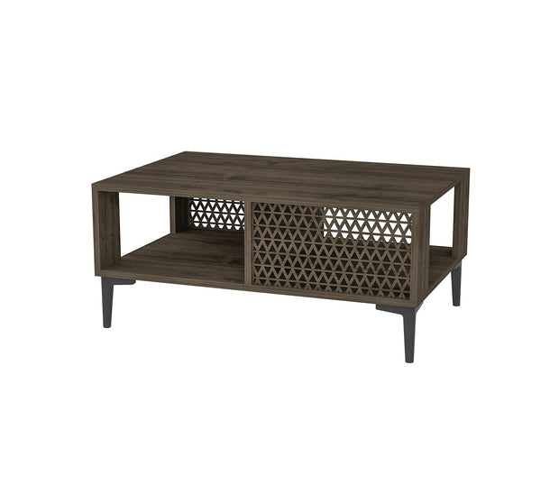 Masa de cafea din pal, Mi̇moza Natural, L90xl45xH40 cm