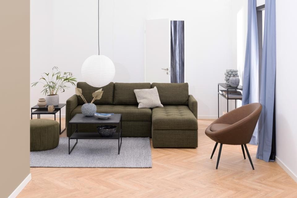 Masa de cafea din pal si metal, Infinity Duo Negru, L70xl70xH45 cm (2)