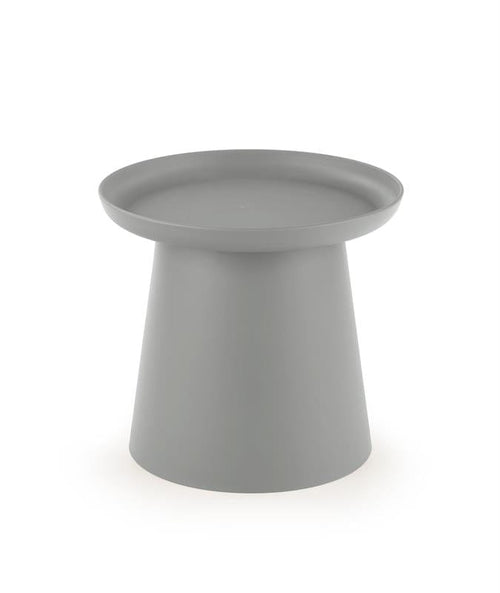 Halmar Masa de cafea din polipropilena, Aleksei Gri, Ø50xH46 cm
