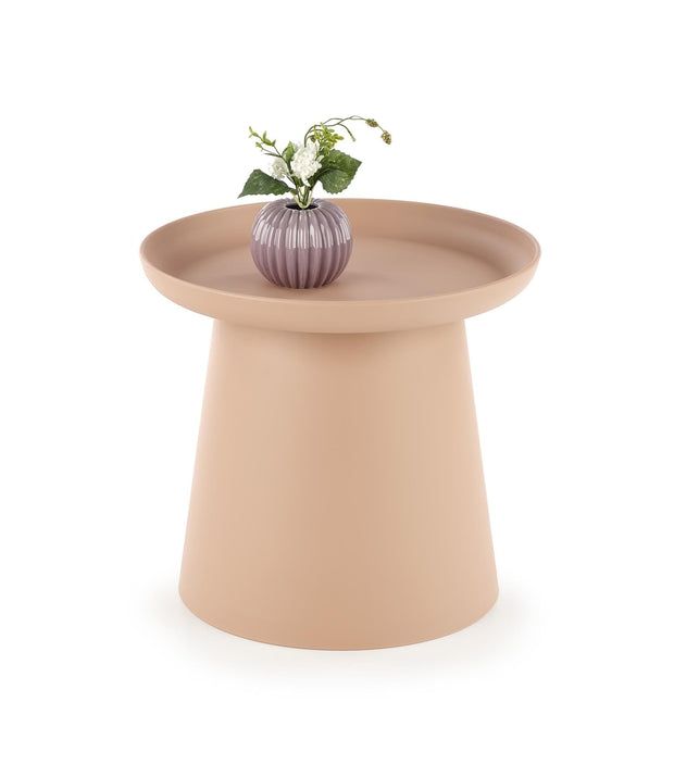 Halmar Masa de cafea din polipropilena, Aleksei Roz, Ø50xH46 cm