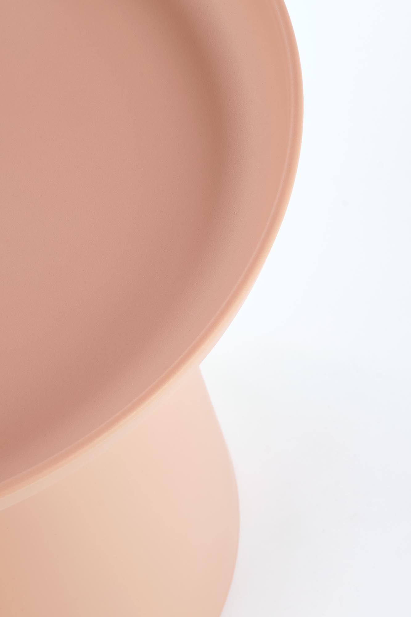 Halmar Masa de cafea din polipropilena, Aleksei Roz, Ø50xH46 cm