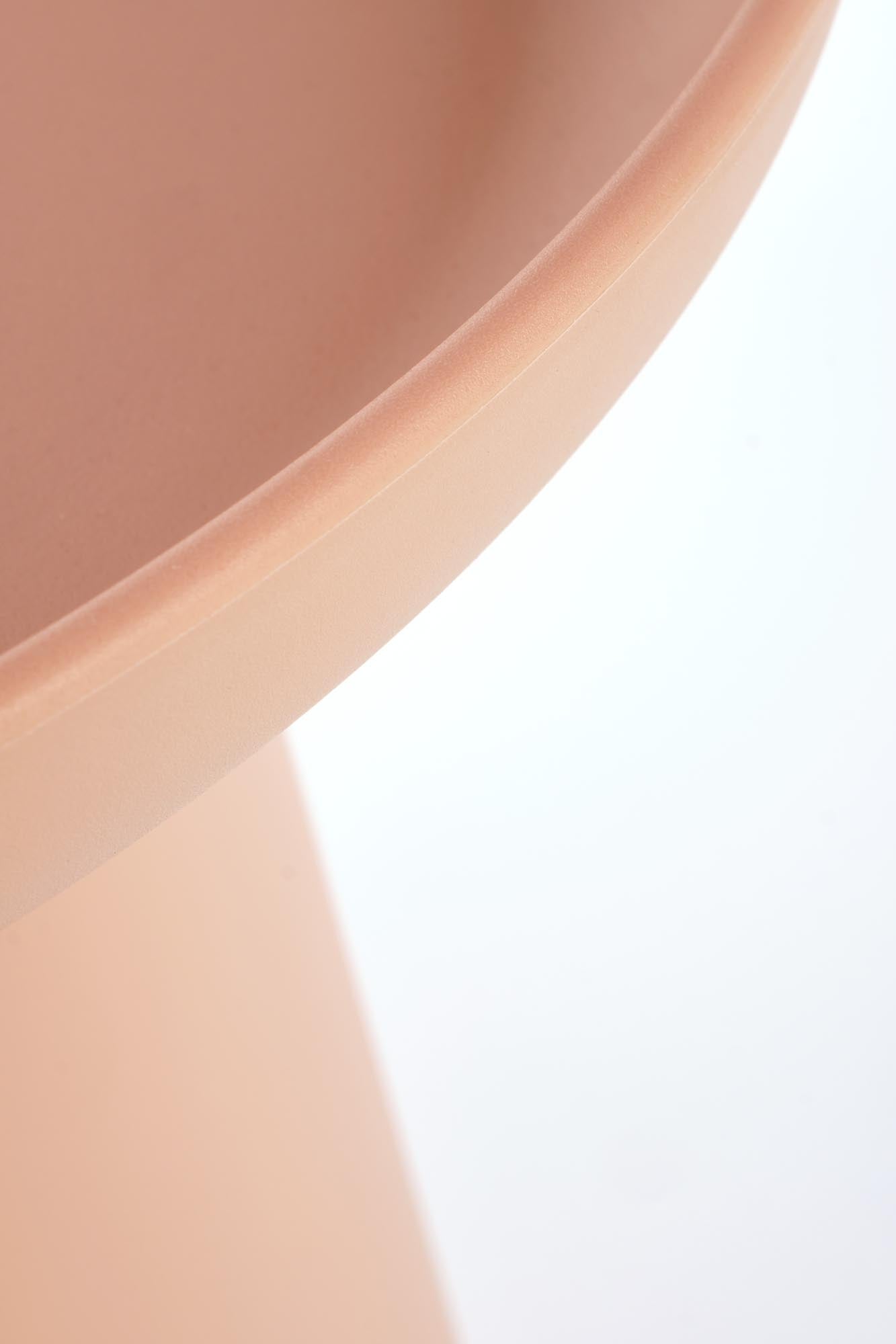 Halmar Masa de cafea din polipropilena, Aleksei Roz, Ø50xH46 cm