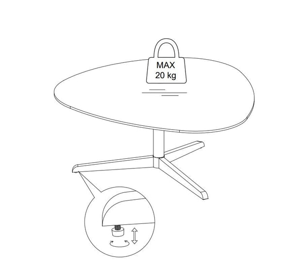 Masa de cafea din sticla, ceramica si metal, Barnsley Large Negru, L100xl95xH41 cm (9)