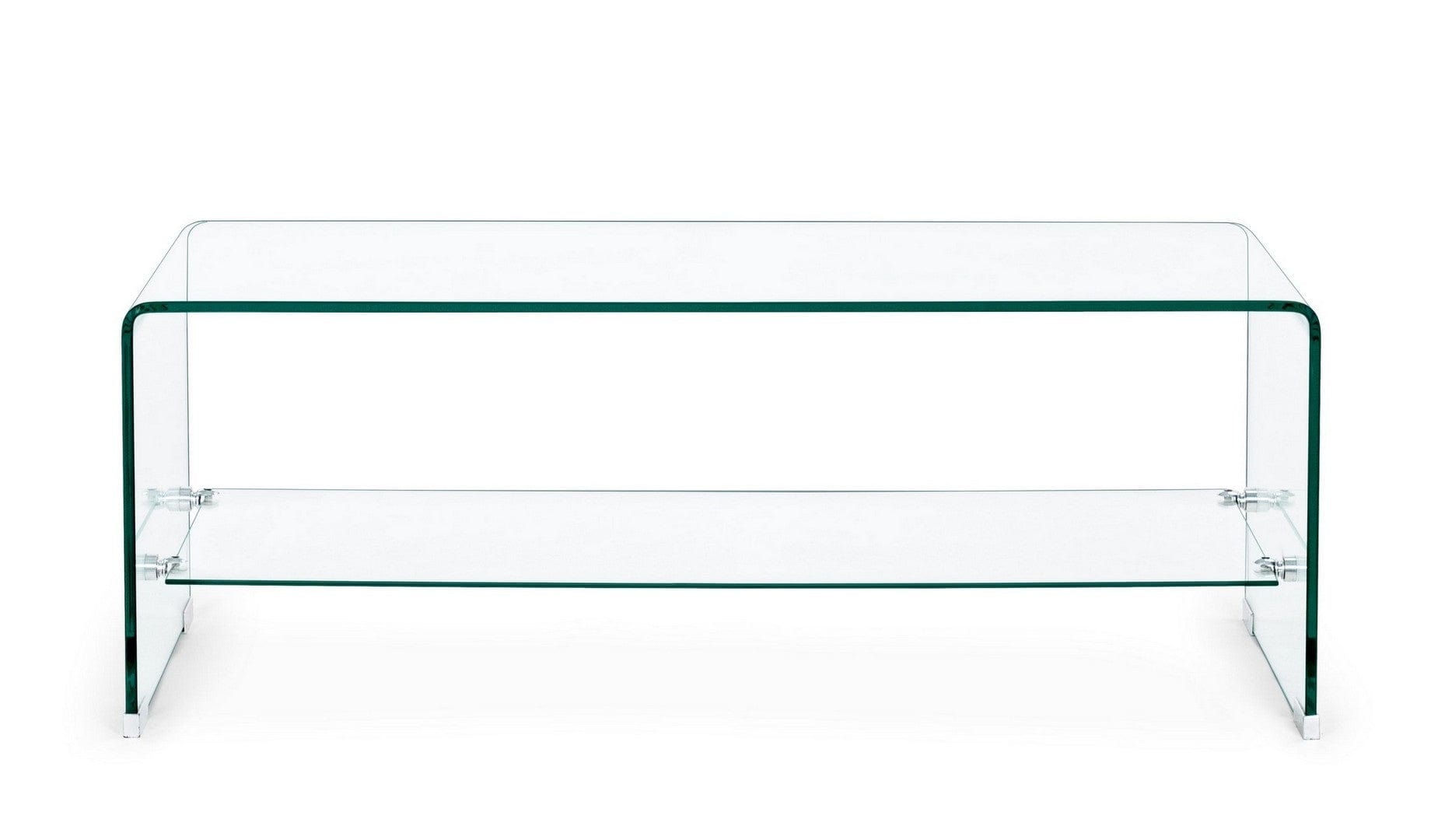 Masa de cafea din sticla, Iride I Rectangular Transparent, L100xl40xH38 cm (1)
