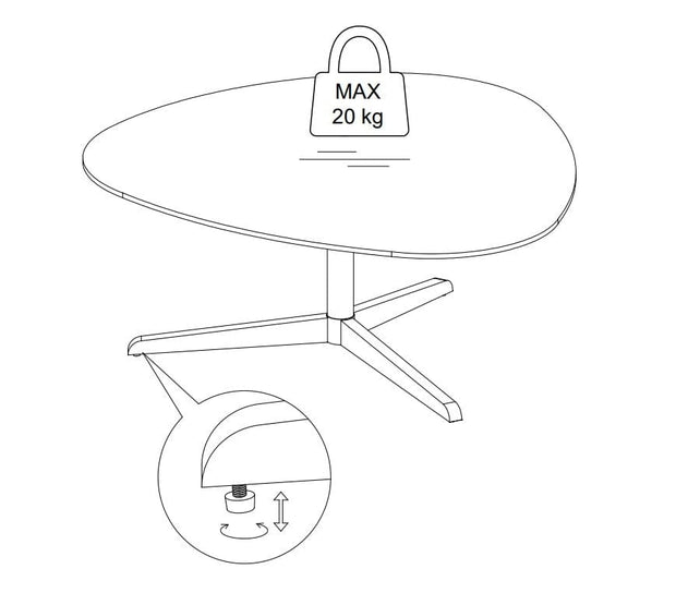 Masa de cafea din sticla si metal, Barnsley Large Fumuriu / Negru, L103xl95xH41 cm (3)