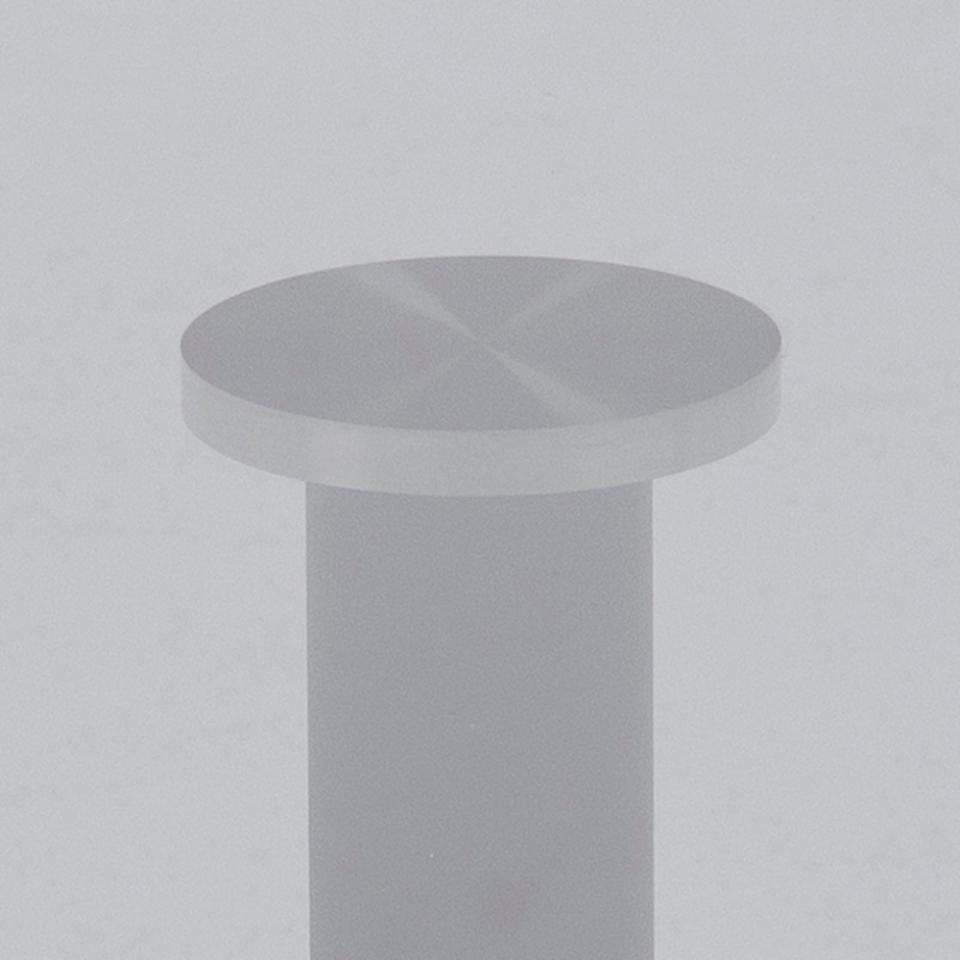 Masa de cafea din sticla si metal, Barnsley Small Fumuriu / Negru, L84xl77xH34 cm (8)