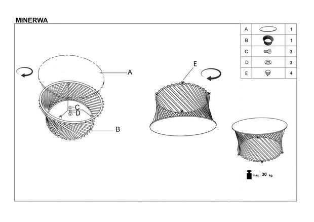 Halmar Masa de cafea din sticla si metal, Minette Gri / Negru, Ø80xH42 cm