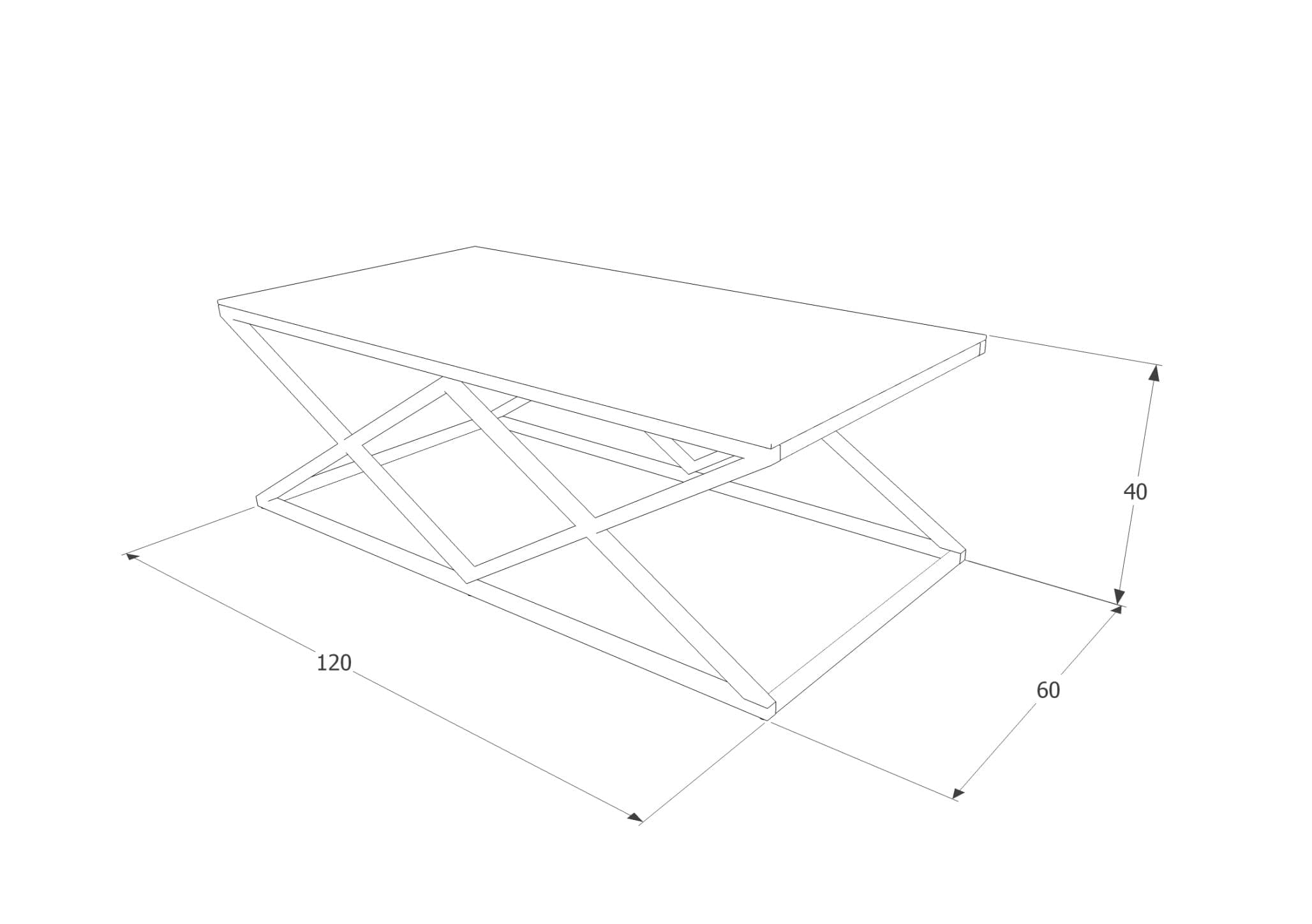 Signal Masa de cafea din sticla si metal, Zentaro A Transparent / Crom, L120xl60xH40 cm