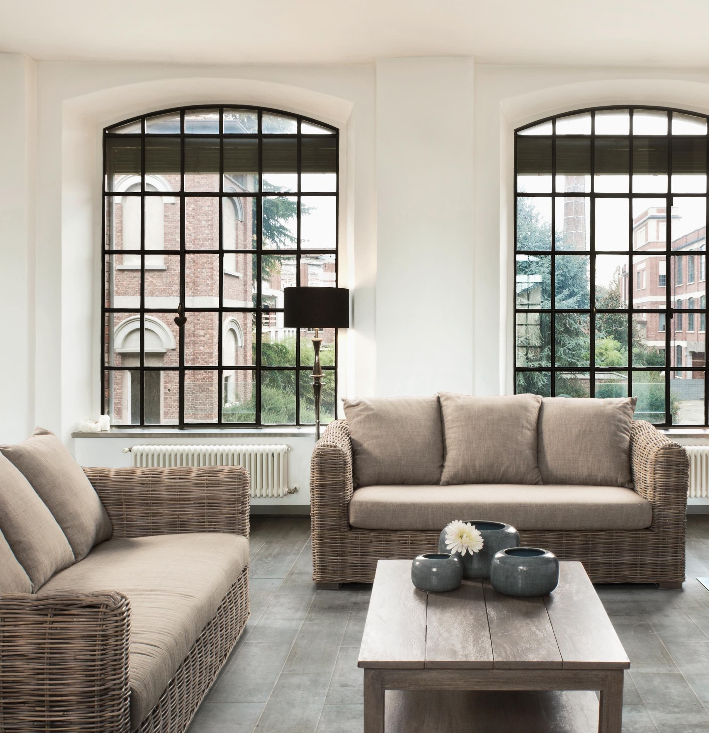 Masa de cafea pentru gradina / terasa, din lemn de mango, Brasilia Natural, L110xl65xH40 cm (4)