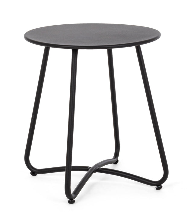 Masa de cafea pentru gradina / terasa, din metal, Wissant Mat, Ø40xH45 cm (2)
