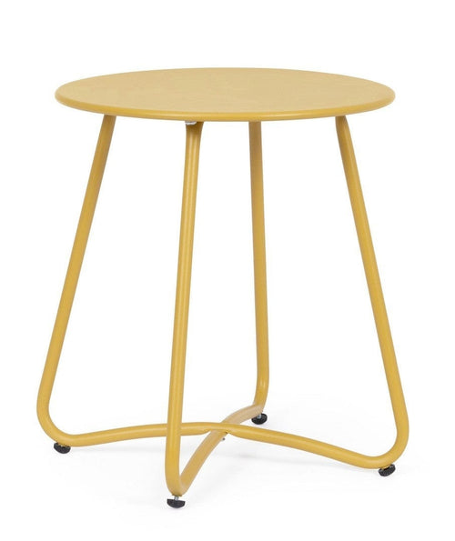 Masa de cafea pentru gradina / terasa, din metal, Wissant Mat, Ø40xH45 cm (3)
