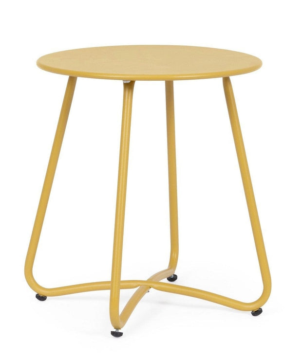 Masa de cafea pentru gradina / terasa, din metal, Wissant Mat, Ø40xH45 cm (3)