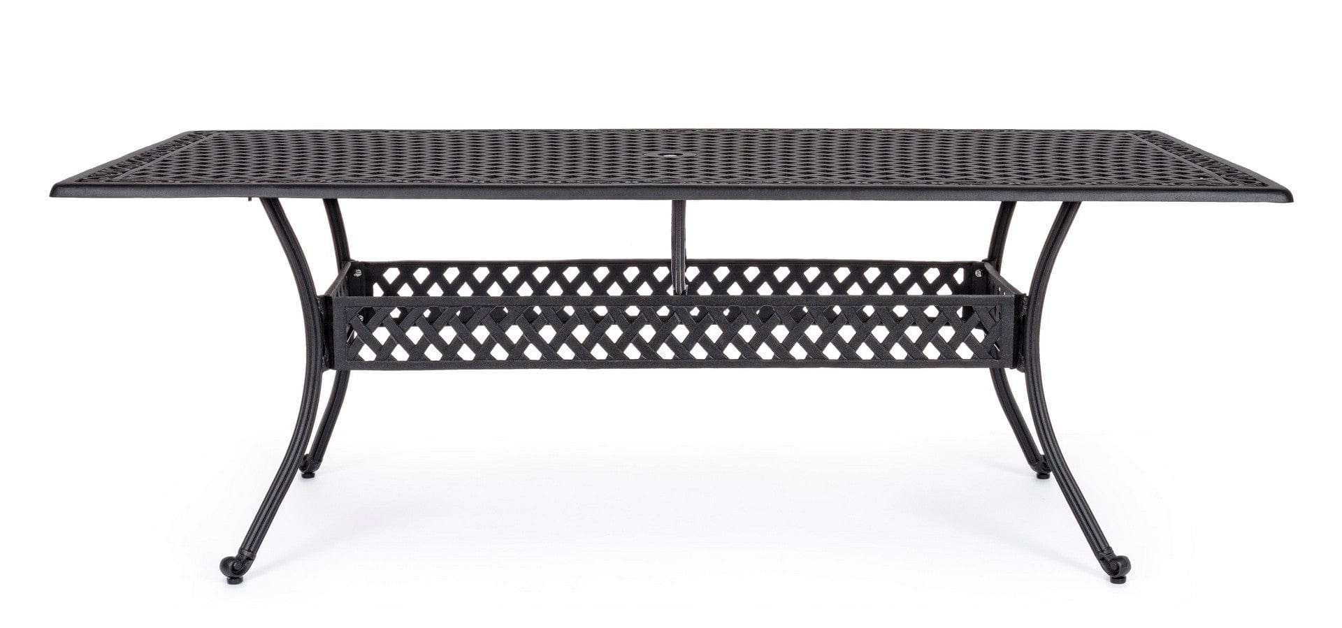 Masa de gradina / terasa din metal, Ivrea Rectangular Large Antracit, L213xl107xH73 cm (1)