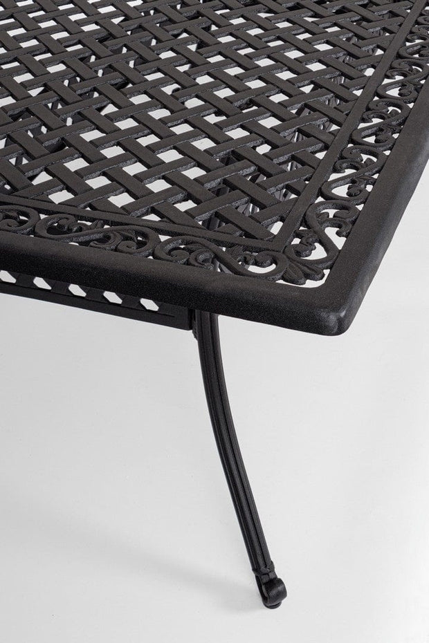 Masa de gradina / terasa din metal, Ivrea Rectangular Large Antracit, L213xl107xH73 cm (2)