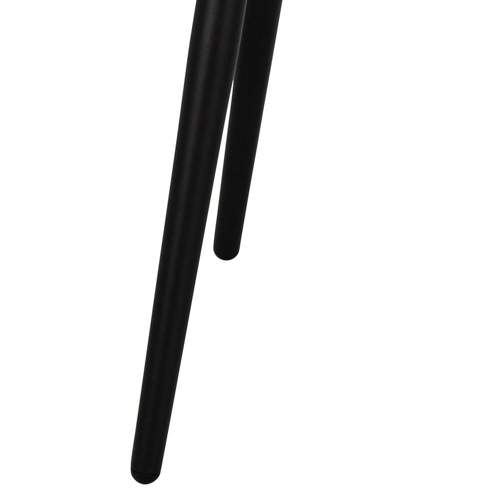 Masa din ceramica si metal, Wicklow Marmura / Negru, L140xl80xH75 cm (3)