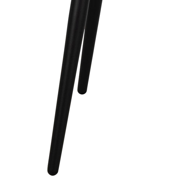 Masa din ceramica si metal, Wicklow Marmura / Negru, L140xl80xH75 cm (3)