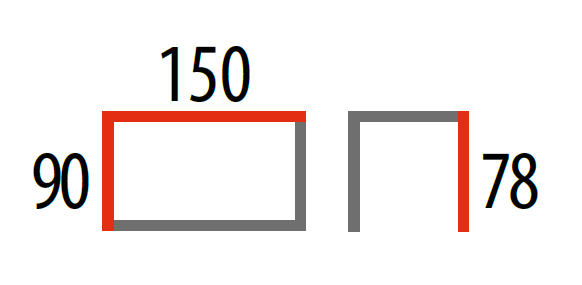 Masa din furnir si metal, Fabio Stejar / Negru, L150xl90xH78 cm (2)