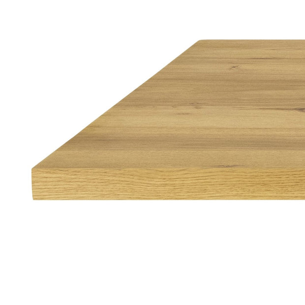 Masa din furnir si metal Heaven Stejar / Negru, L220xl90xH75,5 cm (6)