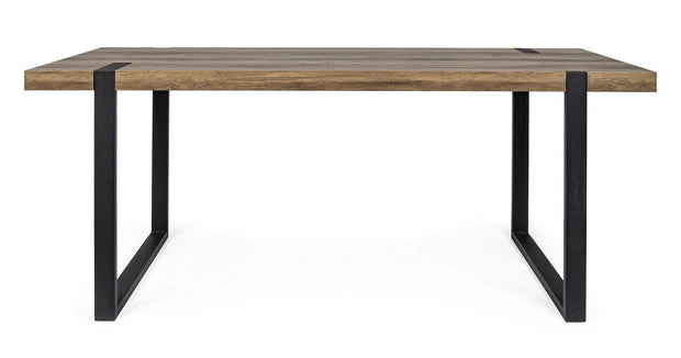 Masa din MDF si metal Bryson Natural / Negru, L180xl90xH75 cm (2)