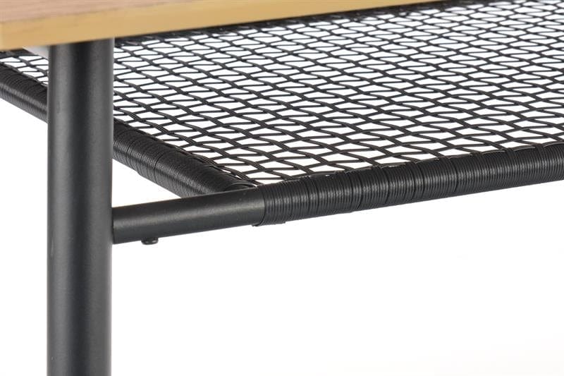 Halmar Masa din MDF si metal, Jackie Stejar Auriu / Negru, L160xl90xH77 cm