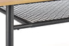 Halmar Masa din MDF si metal, Jackie Stejar Auriu / Negru, L160xl90xH77 cm
