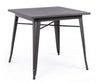 Masa din metal Minnesota Antracit, L80xl80xH75 cm