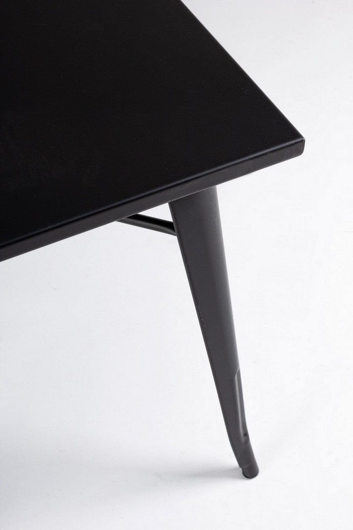 Masa din metal Minnesota Negru, L80xl80xH75 cm (1)