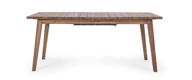 Masa extensibila de gradina / terasa din lemn de salcam, Varsavia Natural, L180-240xl90xH76 cm (3)