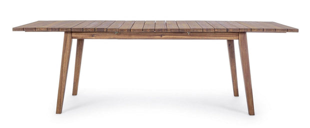 Masa extensibila de gradina / terasa din lemn de salcam, Varsavia Natural, L180-240xl90xH76 cm (4)