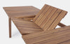 Masa extensibila de gradina / terasa din lemn de salcam, Varsavia Natural, L180-240xl90xH76 cm (5)