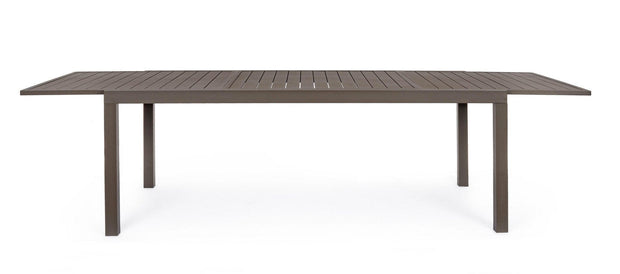 Masa extensibila de gradina / terasa din metal, Hilde Grej, L200-300xl100xH75 cm (4)