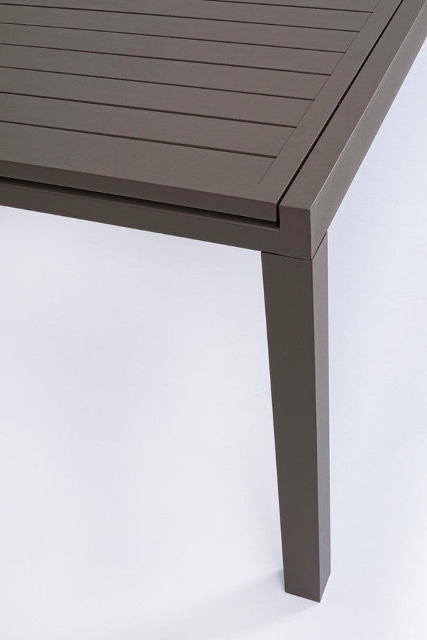 Masa extensibila de gradina / terasa din metal, Hilde Grej, L200-300xl100xH75 cm (5)