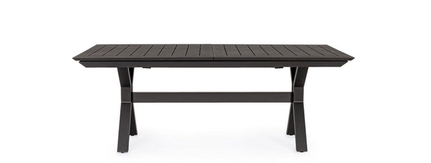 Masa extensibila de gradina / terasa din metal, Kenyon Large Antracit, L200-300xl110xH76 cm (6)