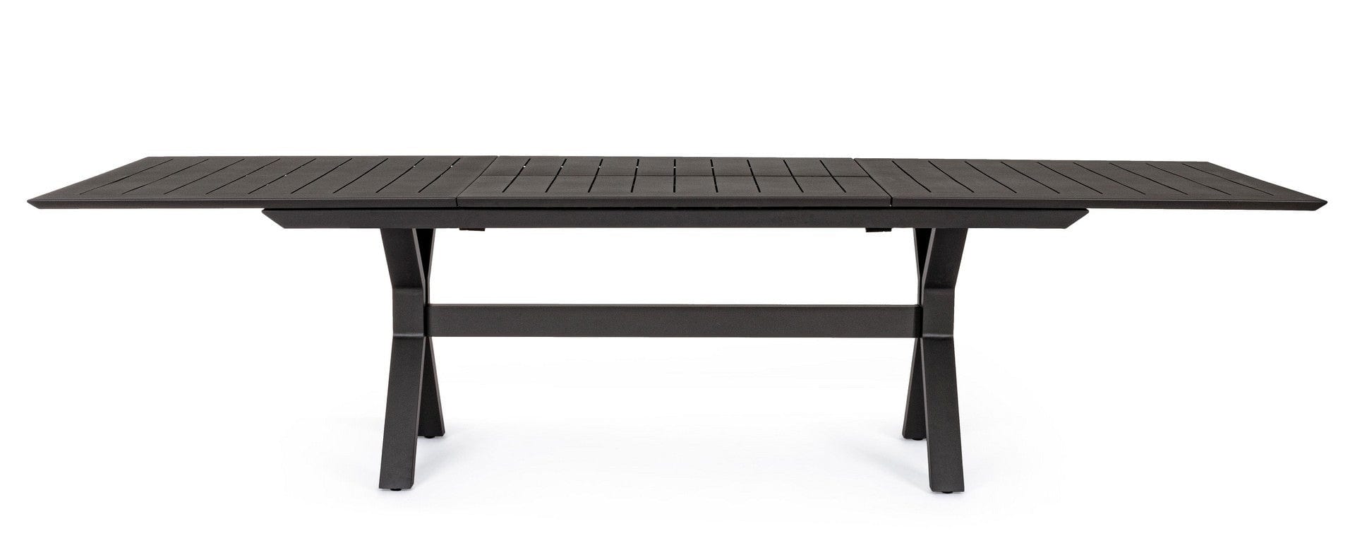 Masa extensibila de gradina / terasa din metal, Kenyon Large Antracit, L200-300xl110xH76 cm (7)