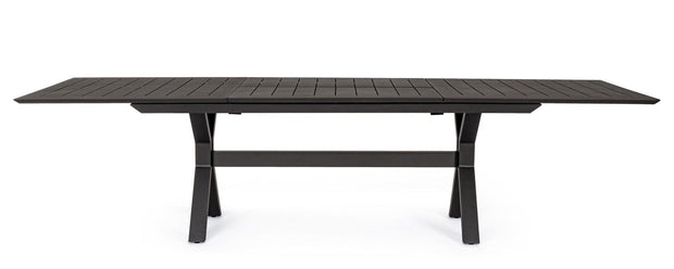 Masa extensibila de gradina / terasa din metal, Kenyon Large Antracit, L200-300xl110xH76 cm (7)