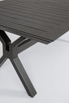 Masa extensibila de gradina / terasa din metal, Kenyon Large Antracit, L200-300xl110xH76 cm (8)