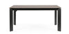 Masa extensibila din ceramica, MDF si metal Briva Large Gri / Negru, L160-220xl90xH76 cm (6)