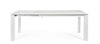 Masa extensibila din ceramica, MDF si metal Briva Small Gri Deschis / Alb, L140-200xl90xH76 cm (2)