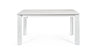 Masa extensibila din ceramica, MDF si metal Briva Small Gri Deschis / Alb, L140-200xl90xH76 cm (3)