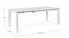 Masa extensibila din ceramica, MDF si metal Briva Small Gri Deschis / Alb, L140-200xl90xH76 cm (7)