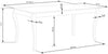 Halmar Masa extensibila din furnir si lemn, Wynton Stejar Inchis / Alb, L160-240xl90xH76 cm