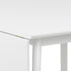 Masa extensibila din MDF si lemn, Roxby Alb, L80-120xl80xH76 cm (7)