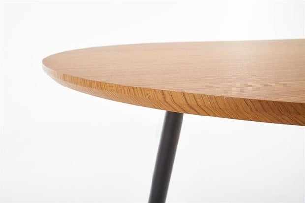 Halmar Masa extensibila din MDF si metal, Colorindo Stejar Auriu / Negru, L120-160xl80xH74 cm