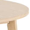 Masa extensibila din pal, furnir si lemn, A-Line Stejar White Wash, Ø120-220xH75 cm (6)