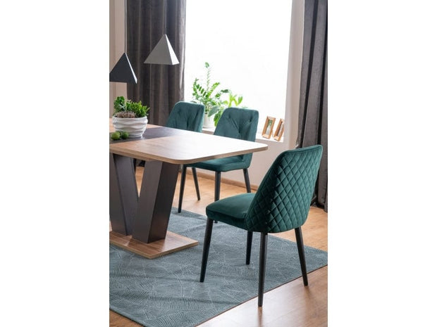 Signal Masa extensibila din pal Powell Stejar Wotan / Maro, L136-176xl80xH76 cm