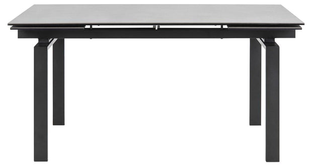 Masa extensibila din sticla, ceramica si metal Huddersfield Negru, L160-240xl85xH76 cm (1)