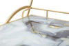 Masa minibar mobila din metal si sticla Marble Glass Mix Multicolor / Auriu, L71xl45,5xH84,5 cm (6)