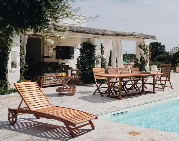 Masa minibar mobila pentru gradina / terasa, din lemn de salcam, cu suport sticle, Noemi Natural, L89xl56xH76 cm (2)