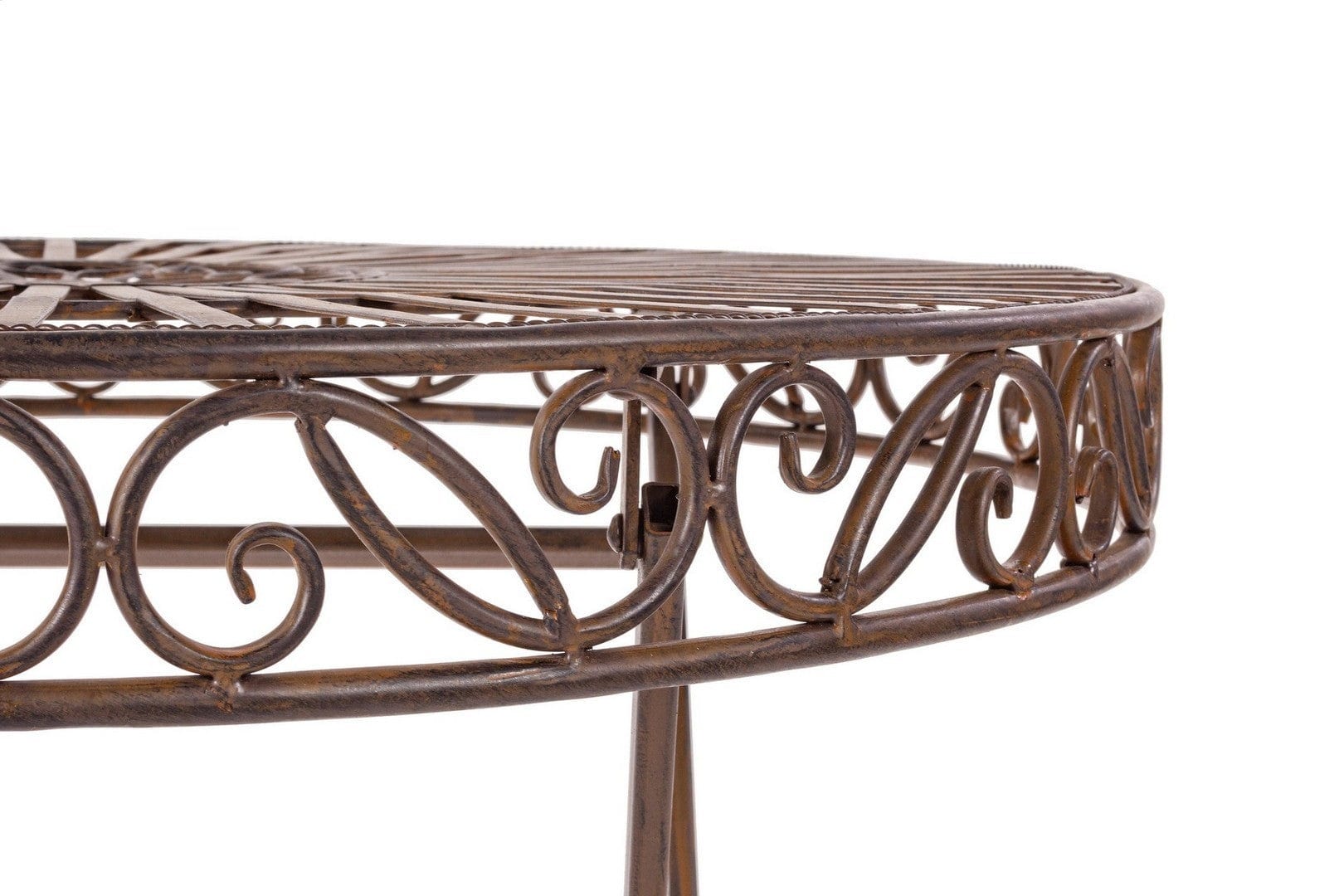 Masa pliabila de gradina / terasa din metal, Melanie Maro, Ø70xH75 cm (1)